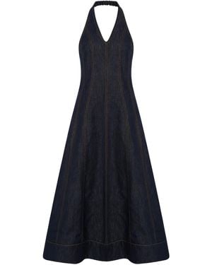 Anna Quan Knox Sleeveless Maxi Dress - Blue
