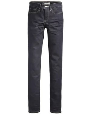 Levi's 314 Shaping Straight-Leg Jeans - Blue