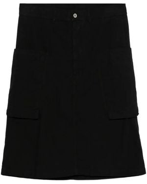Rick Owens Stefan Cargo-Pocket Skirt - Black