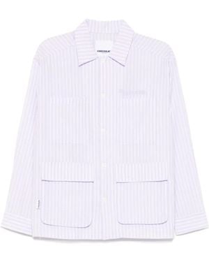 Chocoolate Striped Shirt - White