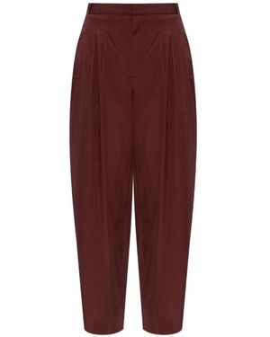 Rag & Bone Pleated Trousers - Red