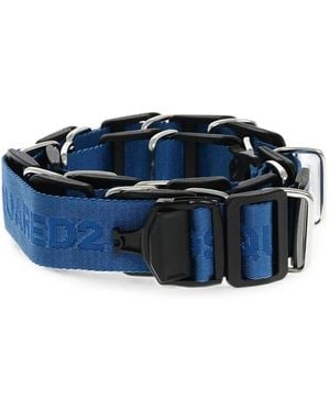 DSquared² Logo-Detail Belt - Blue