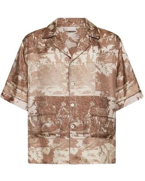 Pierre Louis Mascia Aloe Short-Sleeve Shirt - Natural