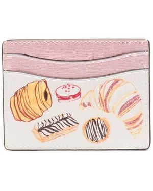 Kate Spade Patisserie Leather Cardholder - Pink