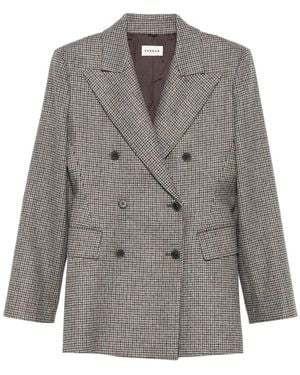 P.A.R.O.S.H. Giacca Double-Breasted Jacket - Grey