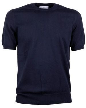 Alpha Studio ショートスリーブ Tシャツ - ブルー