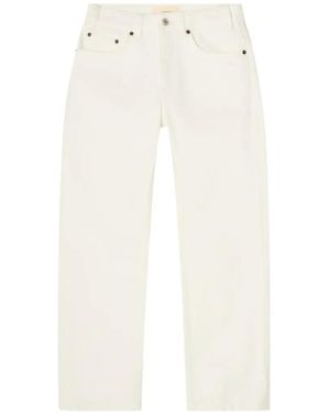 Jeanerica Sisli Cropped Slim-Leg Jeans - White