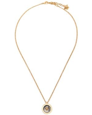 Versace Medusa Greca-Detail Necklace - Natural