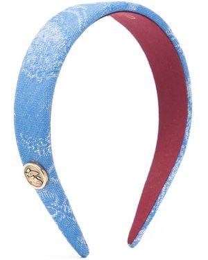 Etro Accessoire Pour Cheveux À Boutons Imprimés - Blue
