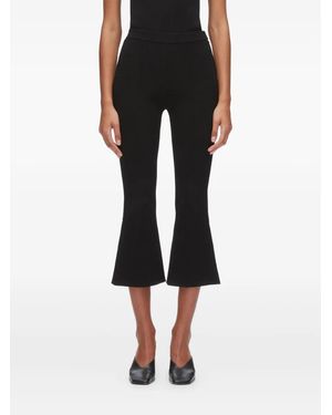 3.1 Phillip Lim リブ フレアパンツ - ブラック