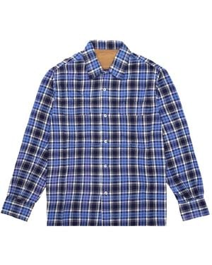 Fortela Bowling Check Shirt - Blue
