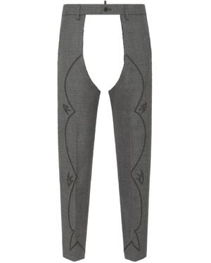 DSquared² X Magliano Vaccaro New Dan Trousers - Grey