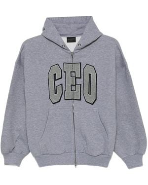 送料込+BALENCIAGA+Pigalle Outerwear ジップアップ Hoodie ホワイト の ウィメンズ Fashion Designer Pulled ジップアップ