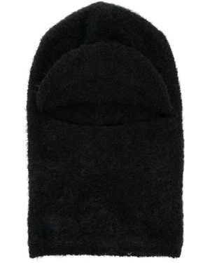 Peserico Faux-Fur Peak Balaclava - Black