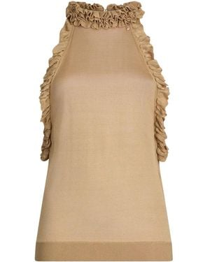 Liu Jo Knitted Tank Top - Natural