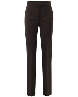 Sportmax Slim-Fit Tailored Pants - Black
