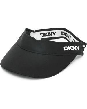 DKNY Logo Tennis Visor - Black