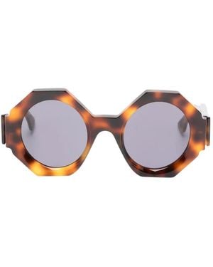 Kuboraum Gafas De Sol Maske R4 Con Montura Geométrica - Rosa