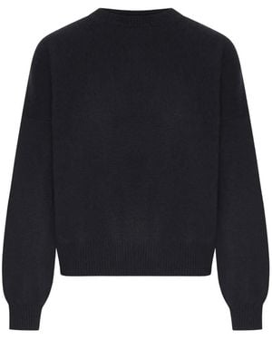 Lisa Yang Pullover Mit Geripptem Besatz - Blau