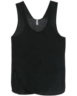 Daniele Fiesoli V-Neck Sleeveless Top - Black