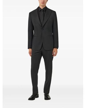 BOGGI Peaked-Lapels Dinner Suit - Black
