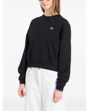 Fred Perry Crew-Neck Sweater - Black
