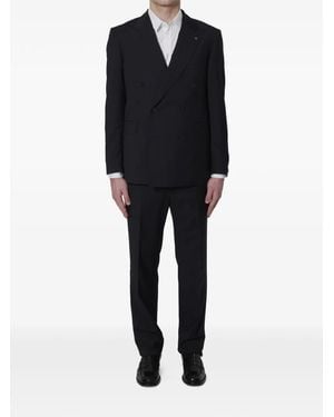 Tagliatore Double-Breasted Suit - Black