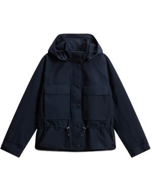 Woolrich Hooded Jacket - Blue