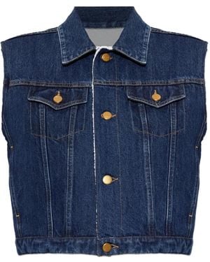 Jil Sander Denim Vest - Blue