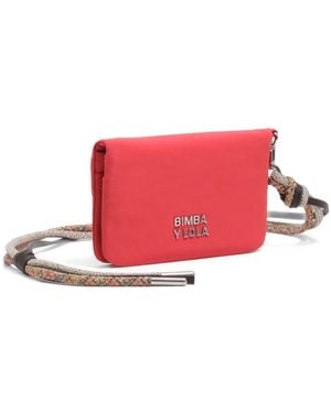 Bimba Y Lola Portemonnaie Mit Geflochtenem Riemen - Pink
