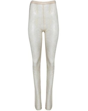 Interior The Anita Lace Pants - Gray