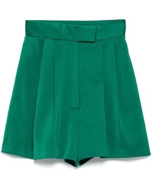 Alex Perry Pleated Shorts - Green