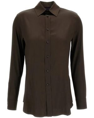 Ralph Lauren Cameron Button-Down Long-Sleeved Shirt - Black