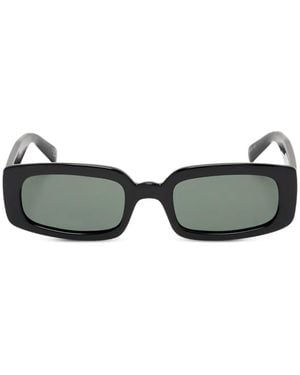 Le Specs Rectangle Sunglasses - Green