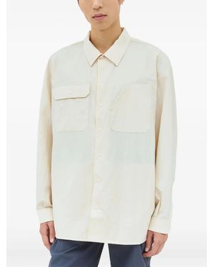 Dickies Double-Pocket Long-Sleeve Shirt - White