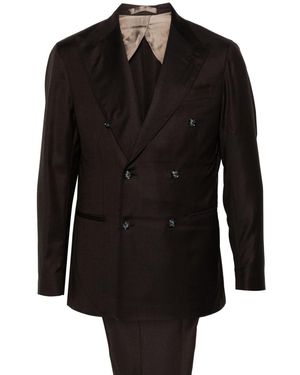 Barba Napoli Virgin-Wool Suit - Black