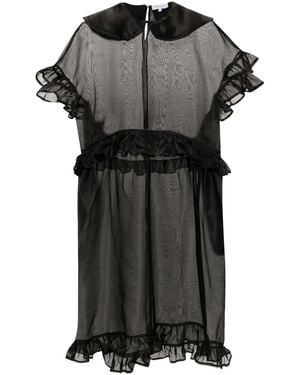 Ioana Ciolacu Dahlia Ruffled Dress - Black