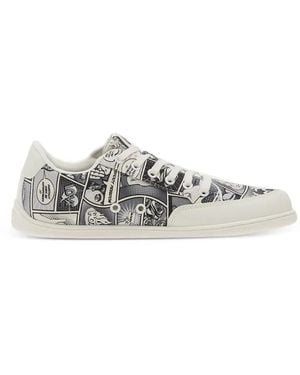 Be Lenka Comic-Book Print Sneakers - White