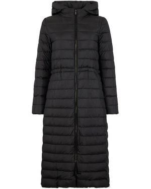 Moorer Hooded Padded Coat - Black