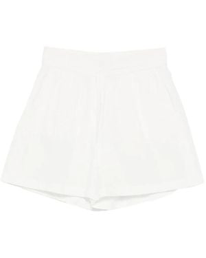 P.A.R.O.S.H. Elasticated Shorts - White