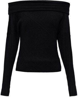 IRO Jersey con hombros descubiertos - Negro
