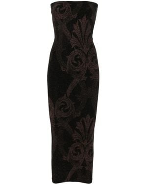 Wolford X Etro フローラル メタリックドレス - ブラック