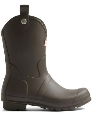 HUNTER Bottines Original Cowboy - Noir