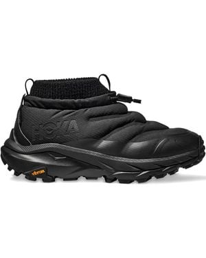 Hoka One One Kaha 2 Frost Moc Debossed-Logo Sneakers - Black