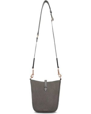Aviteur Bandolera Gigi Mini Con Detalle Tejido - Blanco