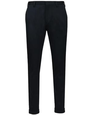 Paul Smith Turn-Up Trousers - Black