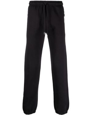 Honey Fucking Dijon Drawstring Cotton-Blend Track Trousers - Black