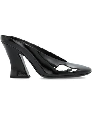 Givenchy Mules Aus Lackleder 100Mm - Schwarz