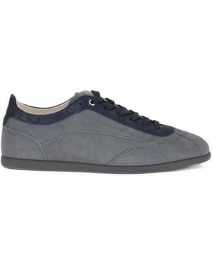 Brunello Cucinelli Suede Lace-Up Sneakers - Blue