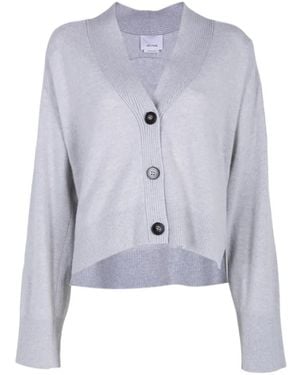 Arlo Mott Wooster Ribbed-Trim Cardigan - Blue